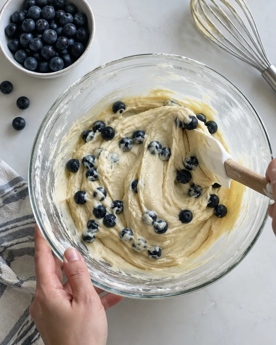 Step 4: Add the wet mixture to the dry ingredients and whisk until m