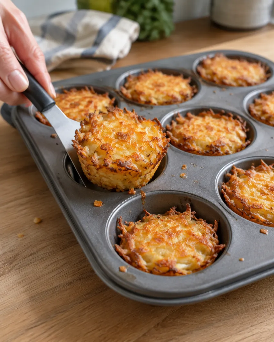 Step 9: Let them sit for a few minutes, then turn them out of the ti