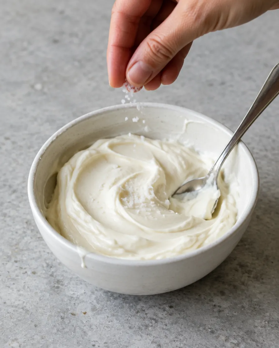 Step 2: Taste and add a pinch of salt if you like.