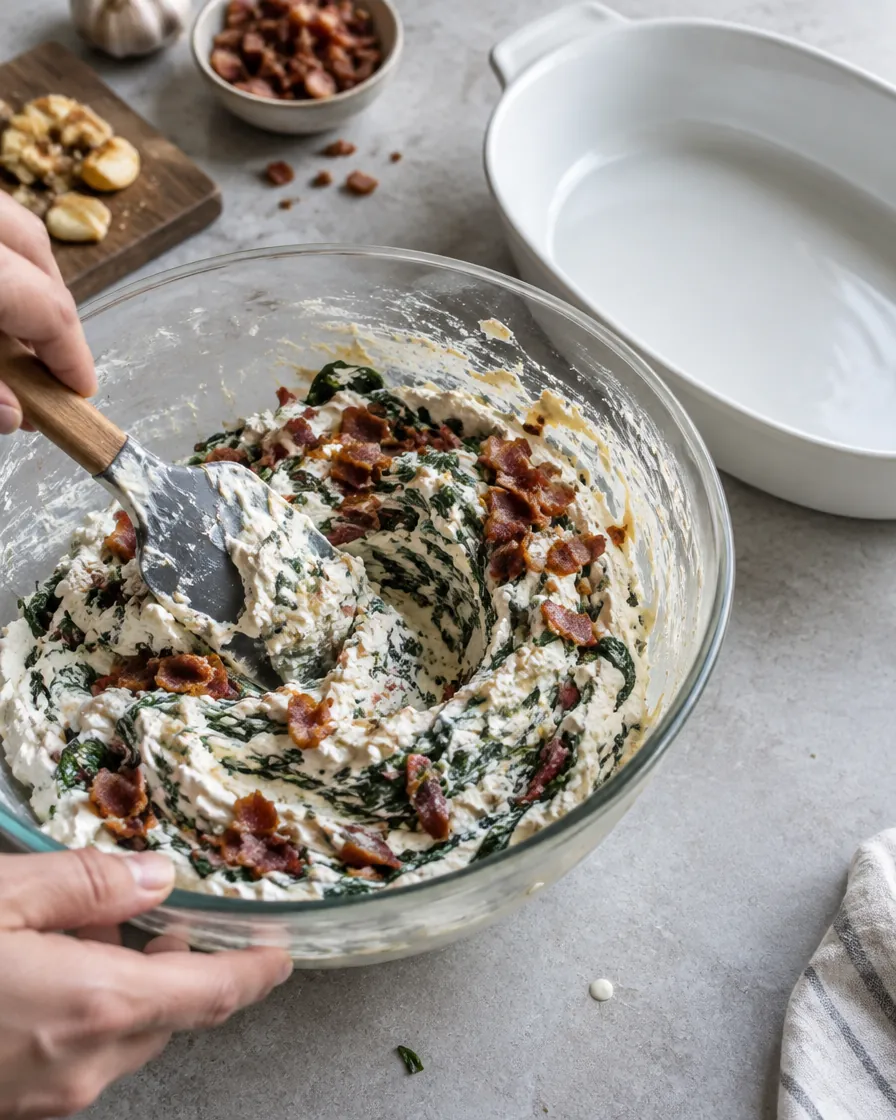 Step 5: Beat the cream cheese, yogurt or sour cream, and mayonnaise 