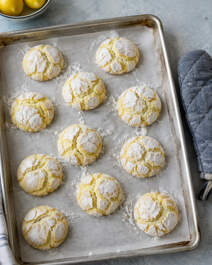 Step 7: Bake for 12 to 13 minutes, until the edges look set but the
